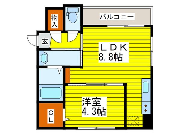 スペチアーレ大通の物件間取画像